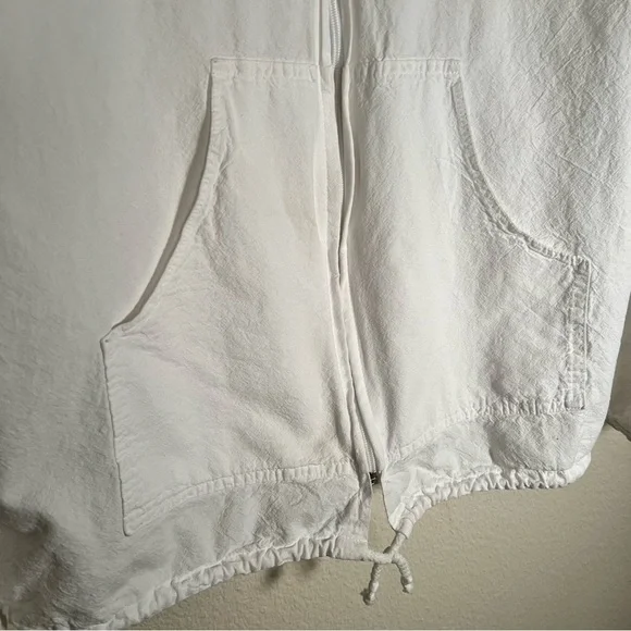 Seaspice White Front Zipper Jacket Resort Wear - Picture 6 of 9